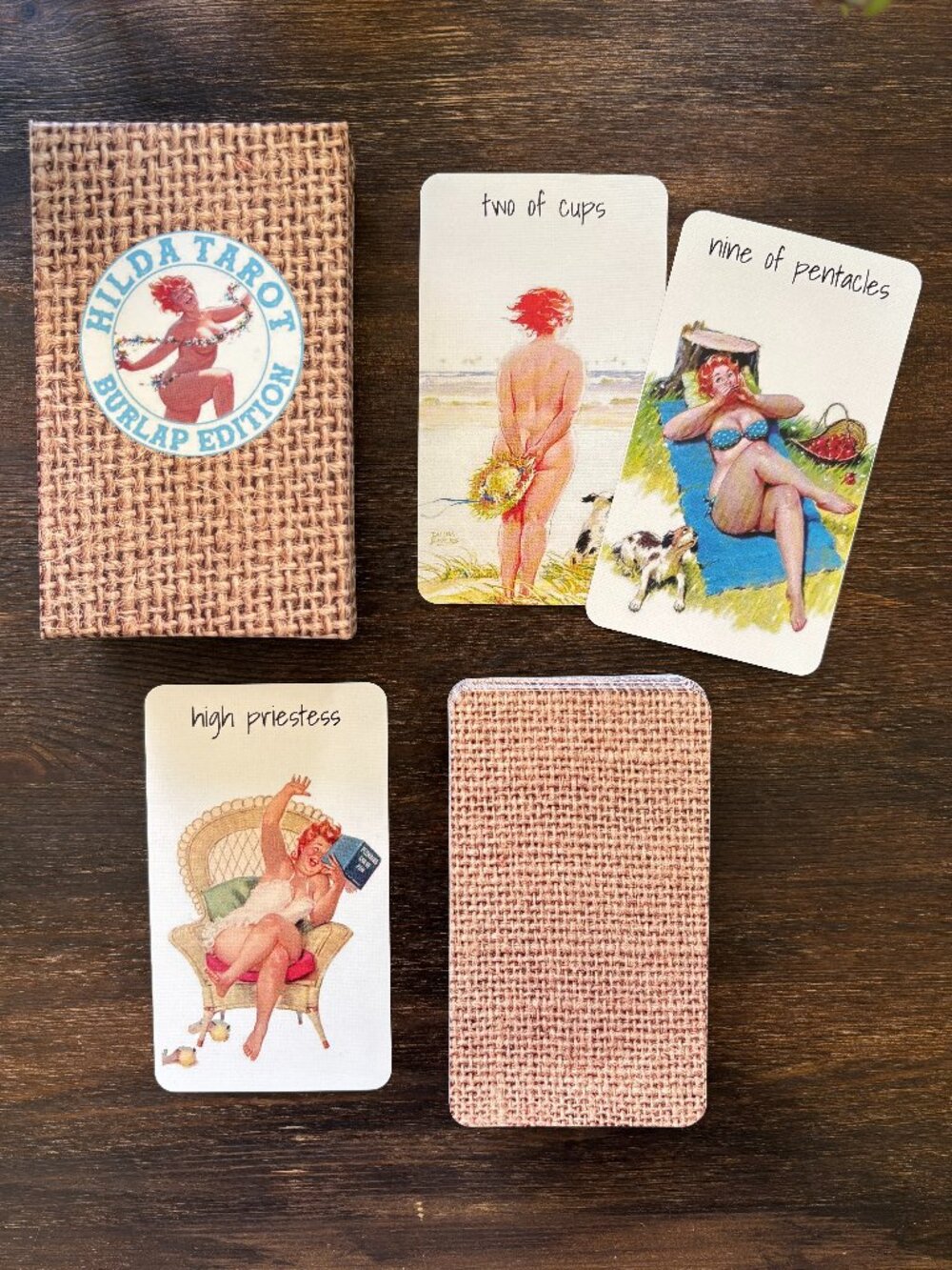 Hilda Tarot – OOP Burlap Edition by Esther Joy Archer